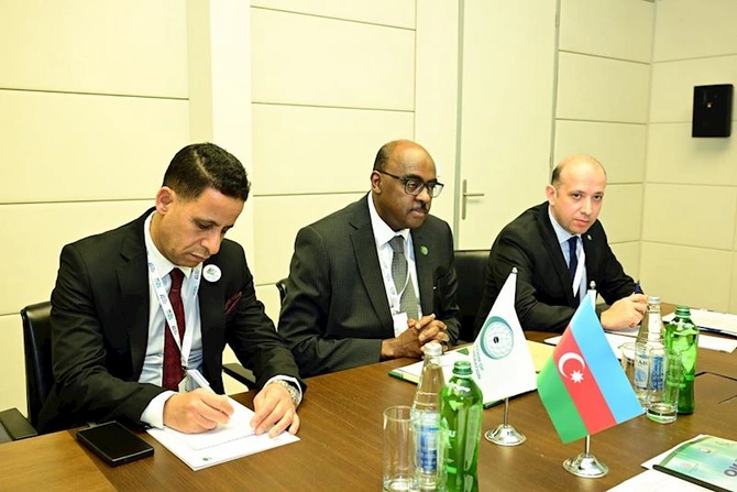Mədəniyyət naziri Adil Kərimli İƏT baş katibinin köməkçisi ilə görüşüb — FOTOLAR