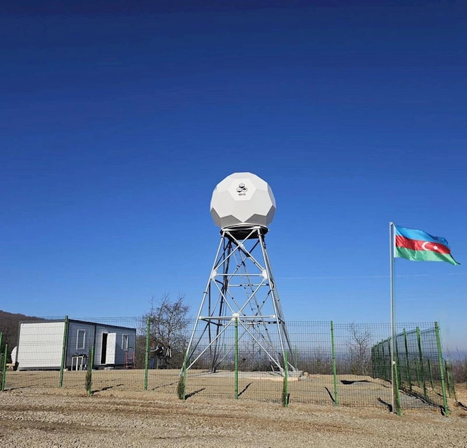 Qubada quraşdırılan dopler radar sel və daşqınlar barədə erkən xəbərdarlıq edəcək — FOTOLAR