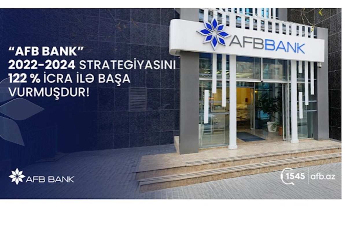 AFB Bank 2022-2024 Strategiyasını 122% icra ilə başa vurdu!