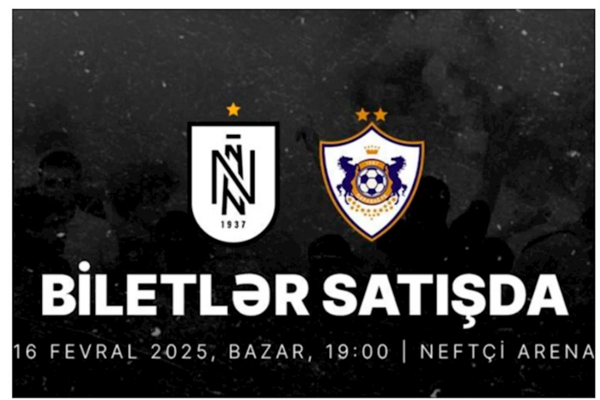 Neftçi – Qarabağ matçının biletləri satışa çıxarıldı