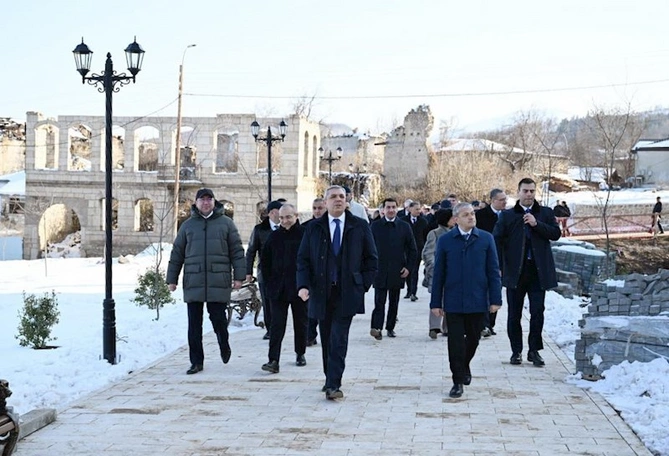 Əlaqələndirmə Qərargahının növbəti iclası Xankəndi şəhərində keçirildi — FOTOLAR