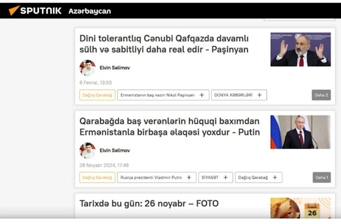 Rusiyanın ölkəmizdəki RUPORU — “Sputnik Azərbaycan”la bağlı SENSASİON FAKTLAR
