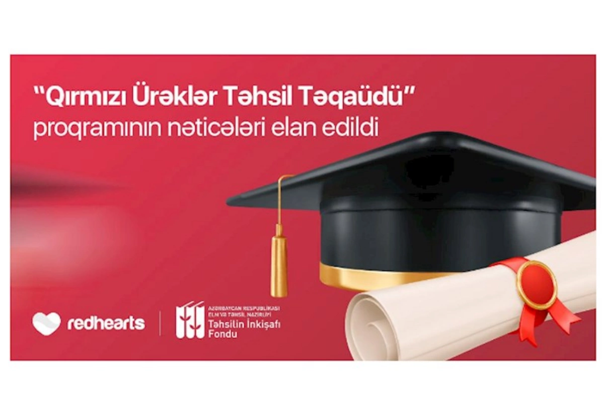 “Qırmızı Ürəklər Təhsil Təqaüdü” proqramı yekunlaşdı: 23 tələbəyə təqaüd veriləcək