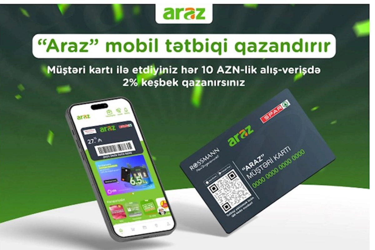 “Araz” mobil tətbiqi qazandırır