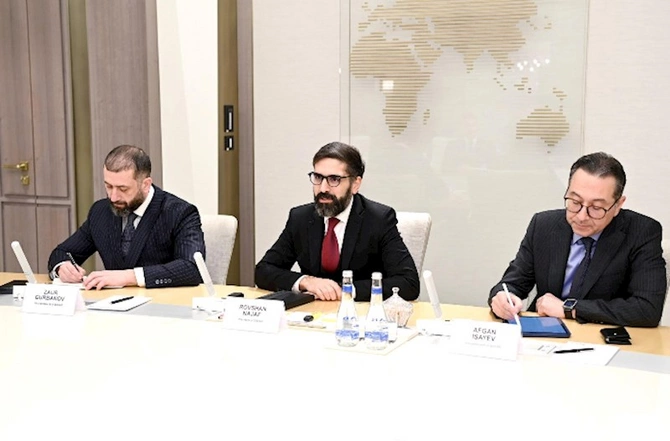 SOCAR və ADB birgə layihələrin icrasına dair məsələləri müzakirə edib — FOTOLAR SOCAR və ADB birgə layihələrin icrasına dair məsələləri müzakirə edib — FOTOLAR