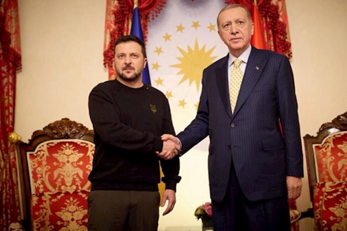 Ərdoğanla Zelenskinin görüşü BAŞLADI