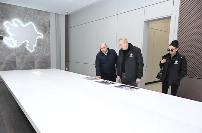 Prezident və xanımının Ağdam səfərindən FOTOLAR