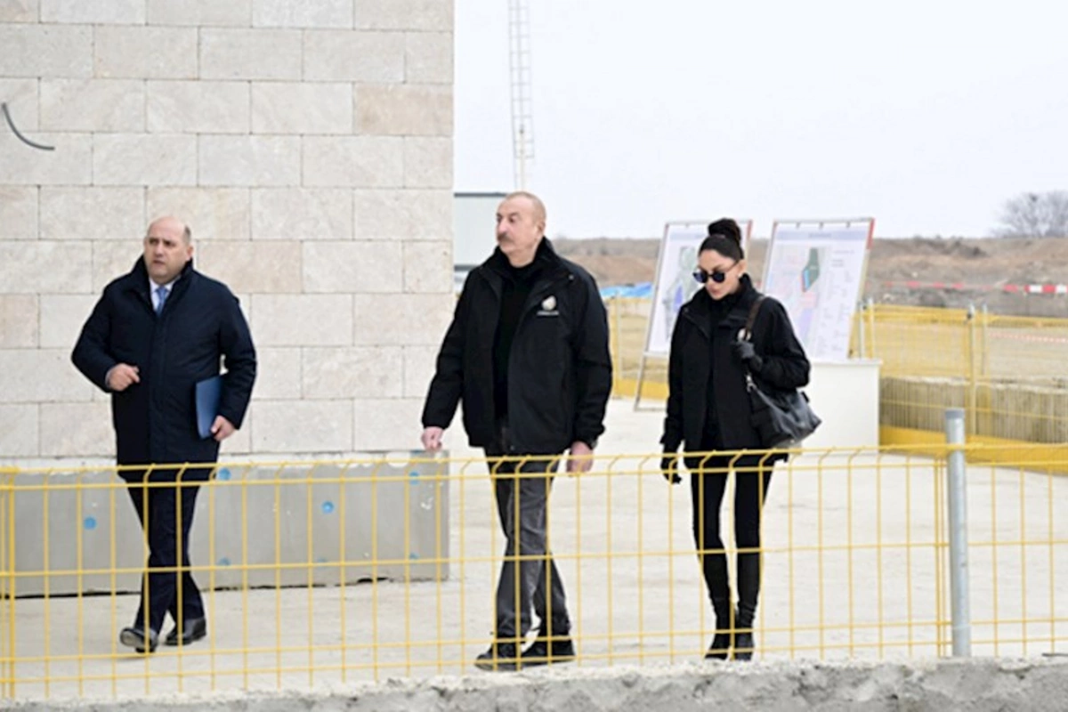 Prezident və xanımının Ağdam səfərindən FOTOLAR