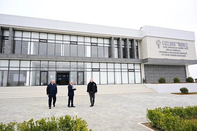 Prezident və xanımının Ağdam səfərindən FOTOLAR