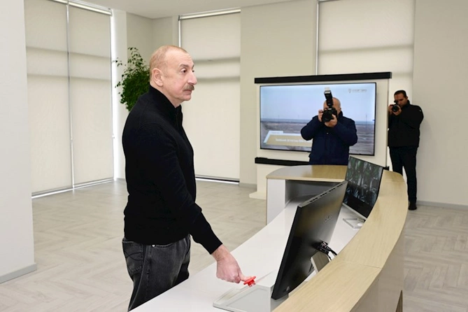 Prezident və xanımının Ağdam səfərindən FOTOLAR
