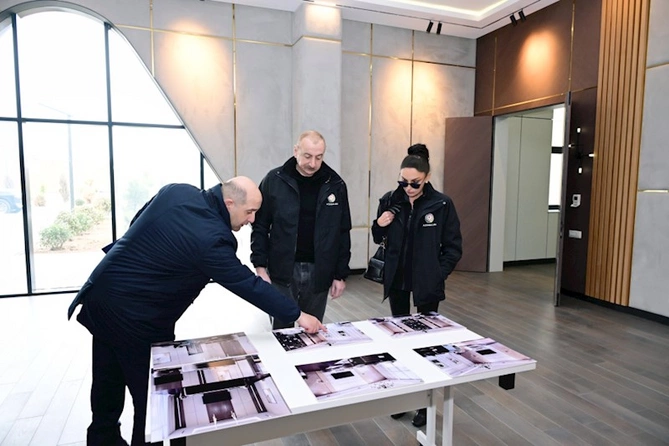 Prezident və xanımının Ağdam səfərindən FOTOLAR