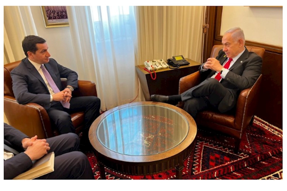 Hikmət Hacıyev Benyamin Netanyahu ilə görüşdü