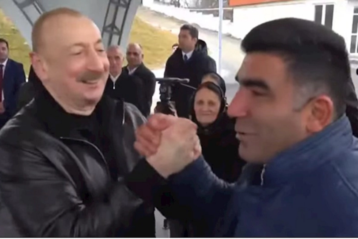 “Maşallah, sənin də yumruğun yaxşıdır” — VİDEO