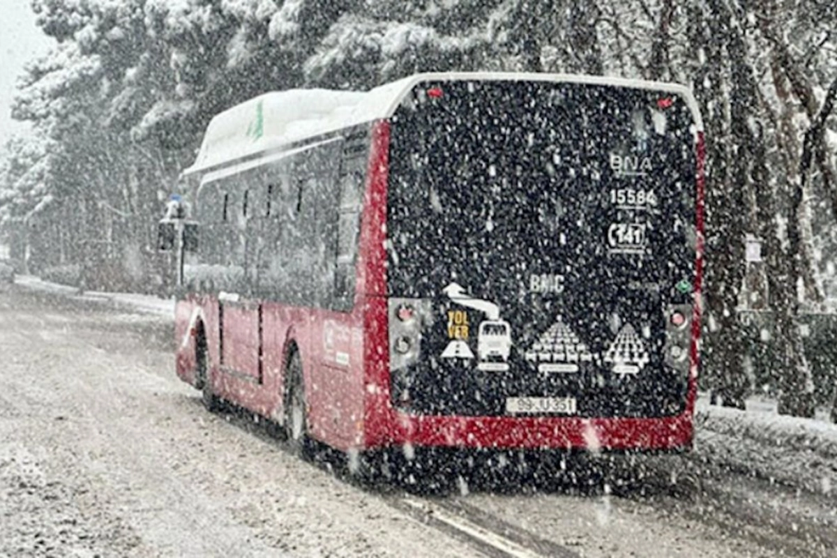 Bu gün avtobuslar saat 21:30-dək işləyəcək