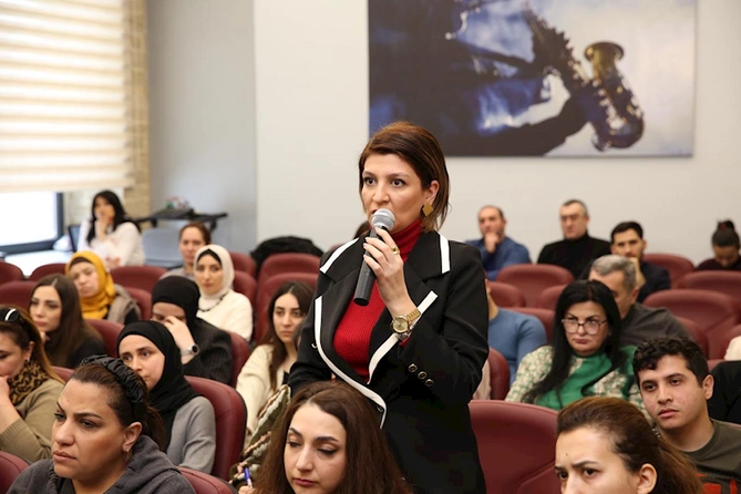 Mədəniyyət müəssisələrinin ictimaiyyətlə əlaqələrə məsul şəxsləri üçün seminar təşkil edilib — FOTOLAR