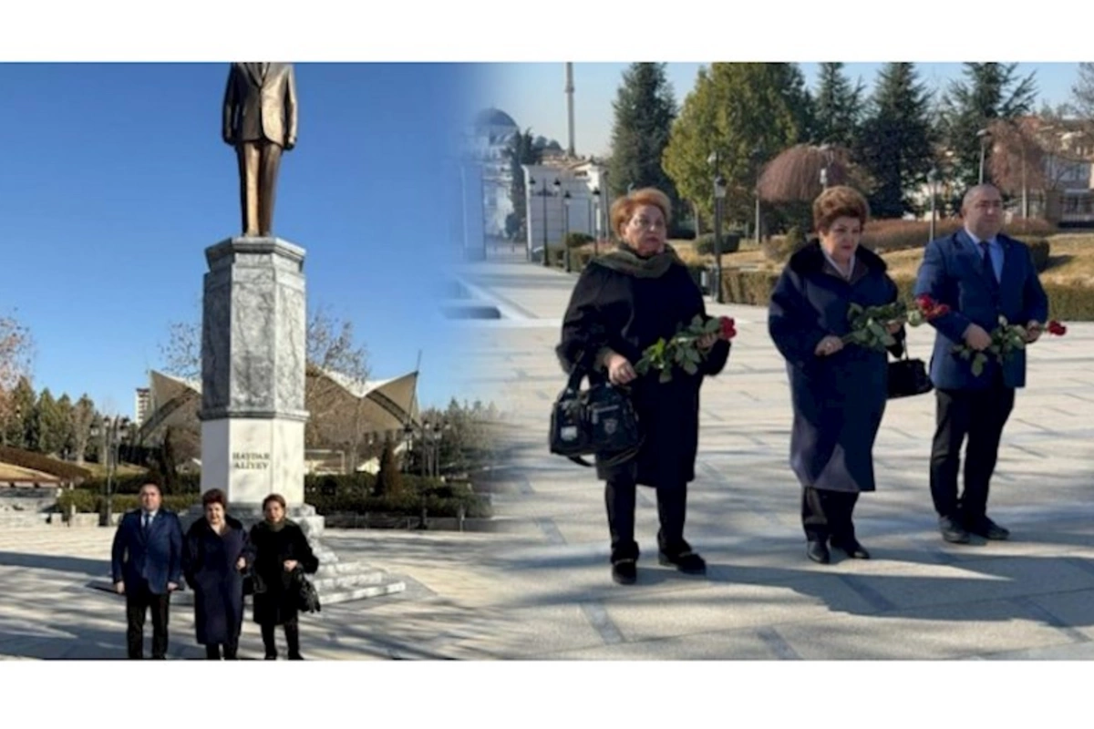 Tənzilə Rüstəmxanlı Ankarada Heydər Əliyevin abidəsi və Rəsulzadənin məzarını ziyarət etdi — FOTOLAR