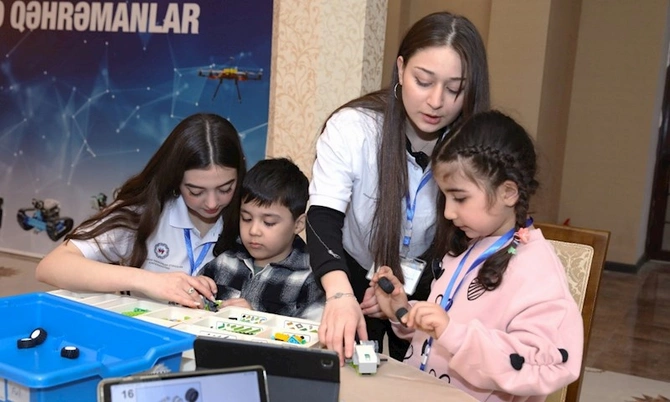 Şəhid övladları üçün “Texno Qəhrəmanlar” master-klası keçirilib — FOTOLAR