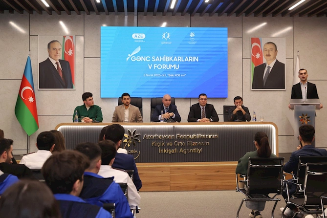 Gənc Sahibkarların V Forumu keçirilib — FOTOLAR