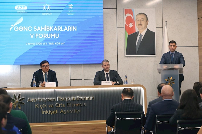 Gənc Sahibkarların V Forumu keçirilib — FOTOLAR