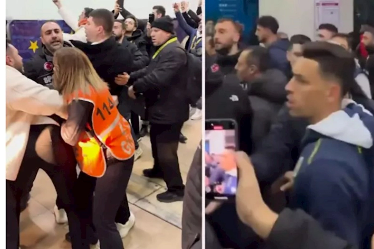Fənərbağça matçından sonra futbolçular arasında əlbəyaxa dava — VİDEO