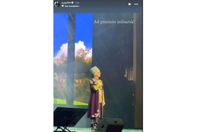 Leyla Əliyeva Polad Bülbüloğlunu təbrik etdi — FOTO