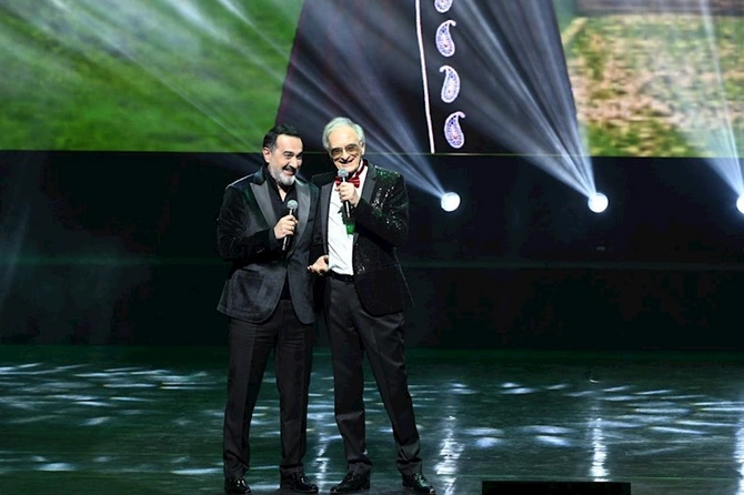 Polad Bülbüloğlunun 80 illiyinə həsr olunan təntənəli gecə keçirildi — FOTOLAR