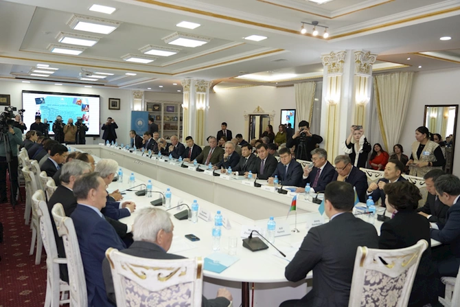 Adil Kərimli Astanada Daşa yazılmış tarix kitabının təqdimatında çıxış edib — FOTOLAR