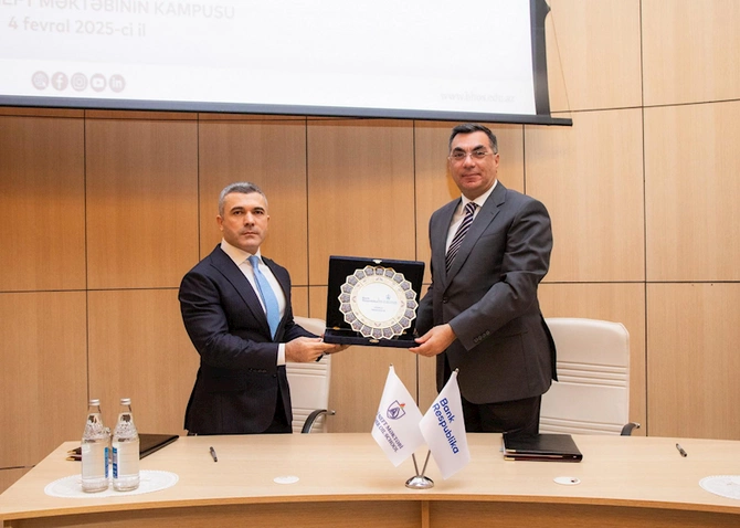 Bank Respublika və Bakı Ali Neft Məktəbi əməkdaşlıq memorandumu imzalayıb — FOTOLAR