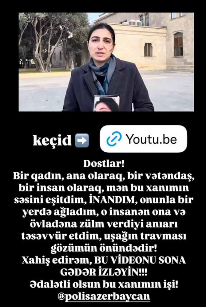 Oksana polisə müraciət etdi — FOTO Oksana polisə müraciət etdi — FOTO