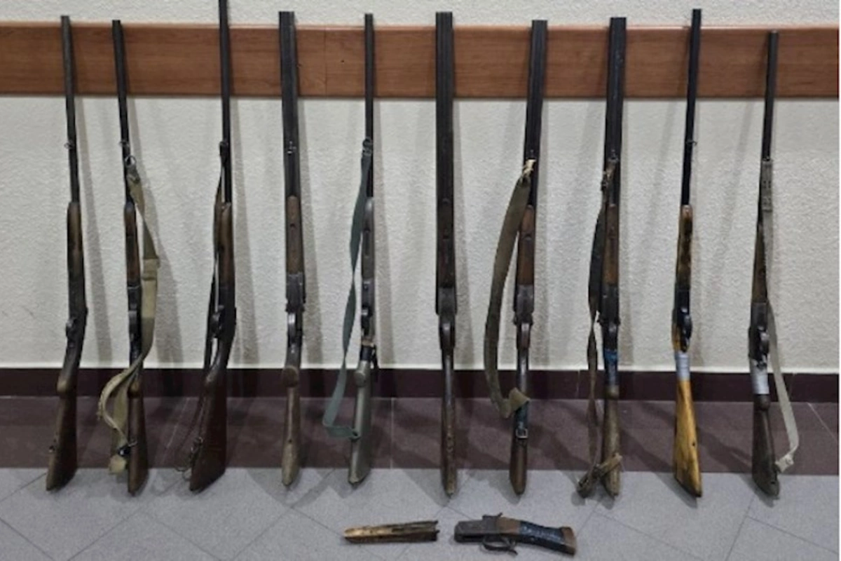 Vətəndaşlardan qanunsuz saxladıqları odlu silahlar götürüldü