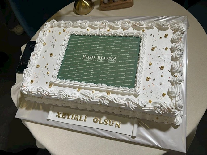 Bakıda “Barcelona pastisseriya cafe “ açıldı — FOTOLAR Bakıda “Barcelona pastisseriya cafe “ açıldı — FOTOLAR