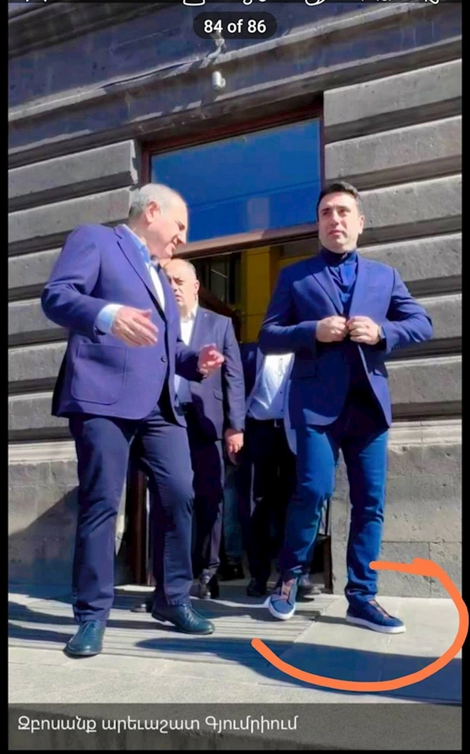 Alen Simonyanın brend ayaqqabıdan istifadə etməsi Ermənistanda müzakirələrə səbəb olub — FOTOLAR