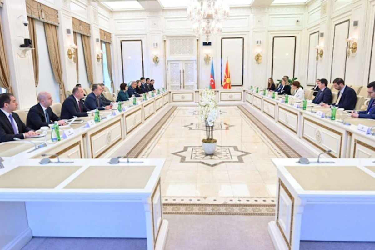 Sahibə Qafarova Şimali Makedoniya Prezidenti ilə görüşüb