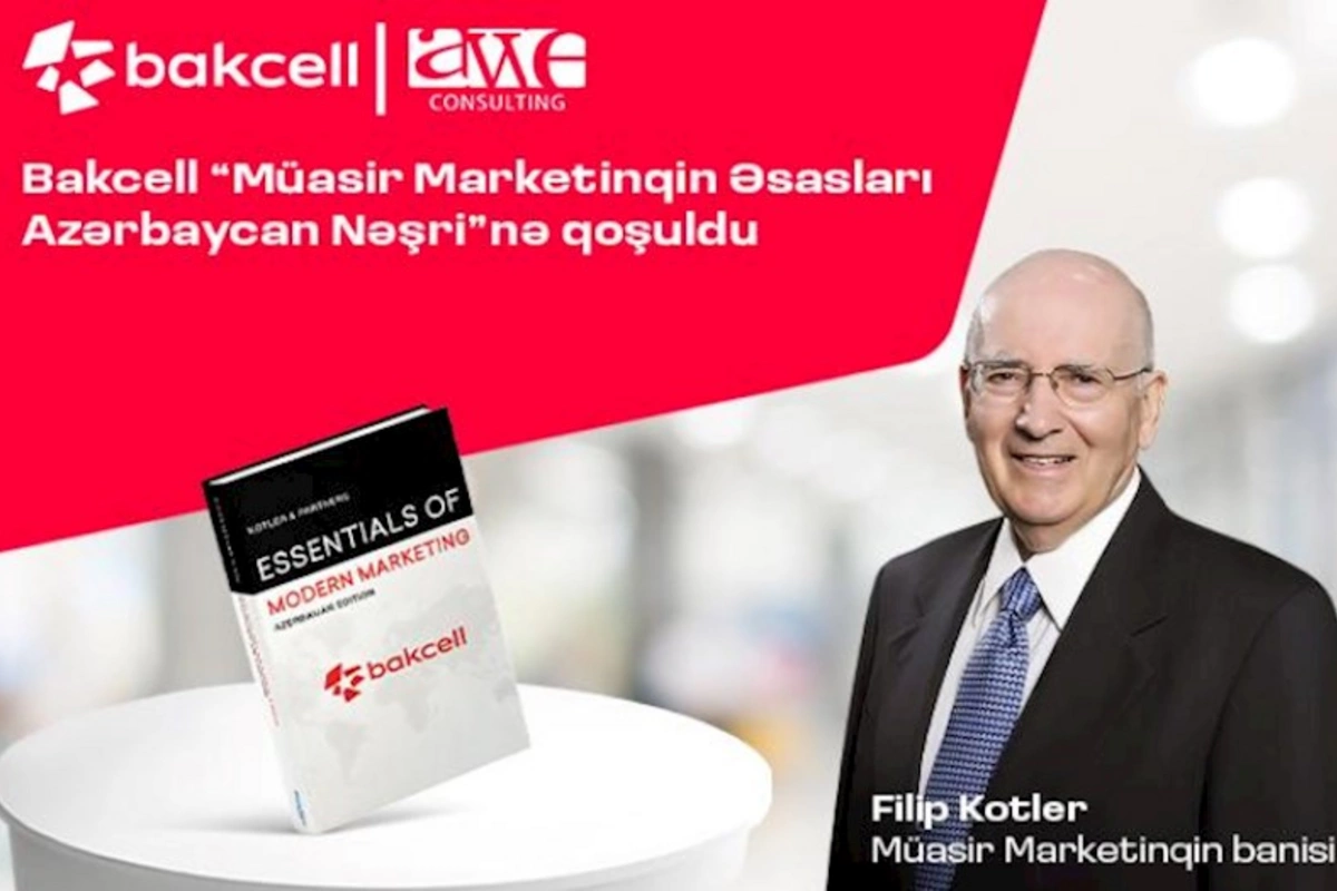 “Bakcell” “Müasir Marketinqin Əsasları Azərbaycan Nəşri”nə qoşulub