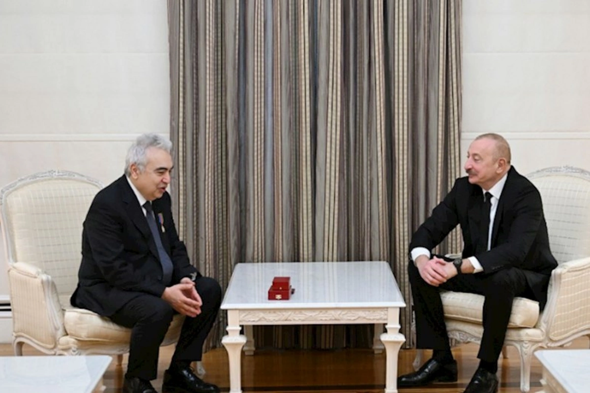 Prezident Fatih Birola “Dostluq” ordenini təqdim edib — FOTOLAR