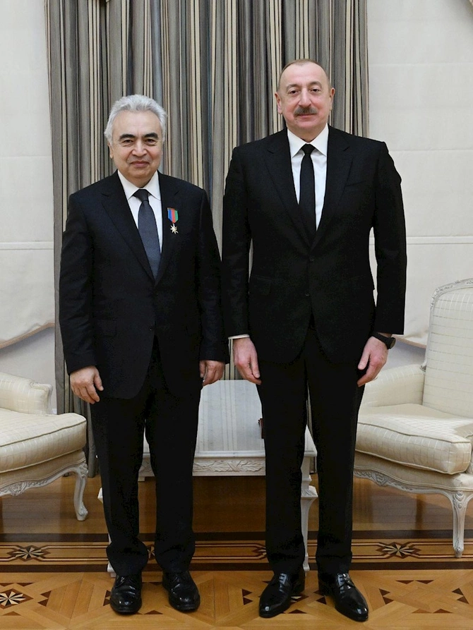 Prezident Fatih Birola “Dostluq” ordenini təqdim edib — FOTOLAR