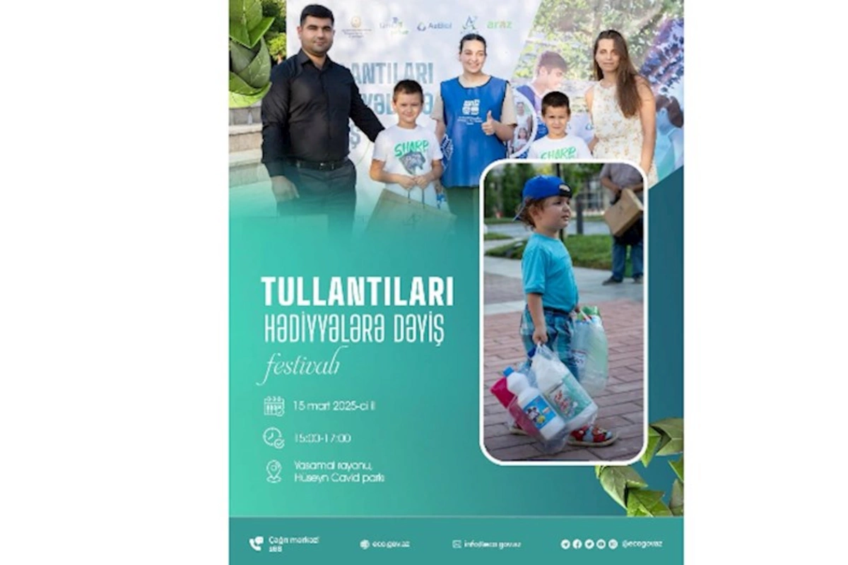 İlin ilk “Tullantıları hədiyyələrə dəyiş” festivalı keçiriləcək