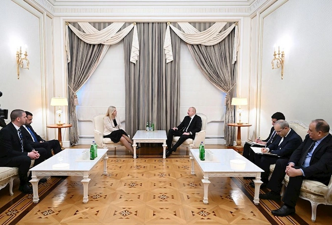 İlham Əliyev Bosniya və Herseqovina Rəyasət Heyətinin Sədri ilə görüşüb — FOTO