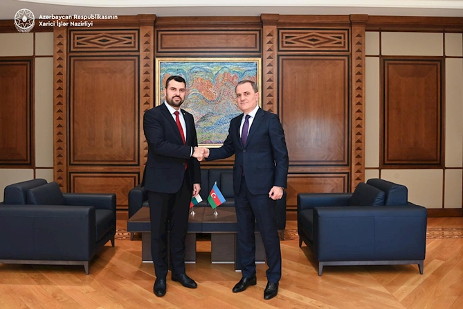 Azərbaycan və Bolqarıstan XİN başçılarının təkbətək görüşü keçirilir — FOTOLAR