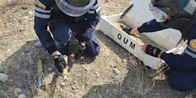 Naxçıvanda hərbi sursatlar aşkar edilib — FOTOLAR Naxçıvanda hərbi sursatlar aşkar edilib — FOTOLAR