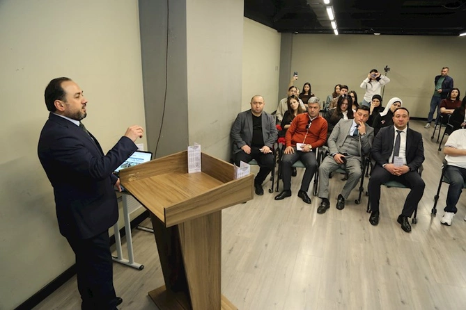 ASGA Mədəniyyət Nazirliyinin dəstəyi ilə yaratdığı saytın daha bir təqdimatını keçirdi — FOTOLAR ASGA Mədəniyyət Nazirliyinin dəstəyi ilə yaratdığı saytın daha bir təqdimatını keçirdi — FOTOLAR