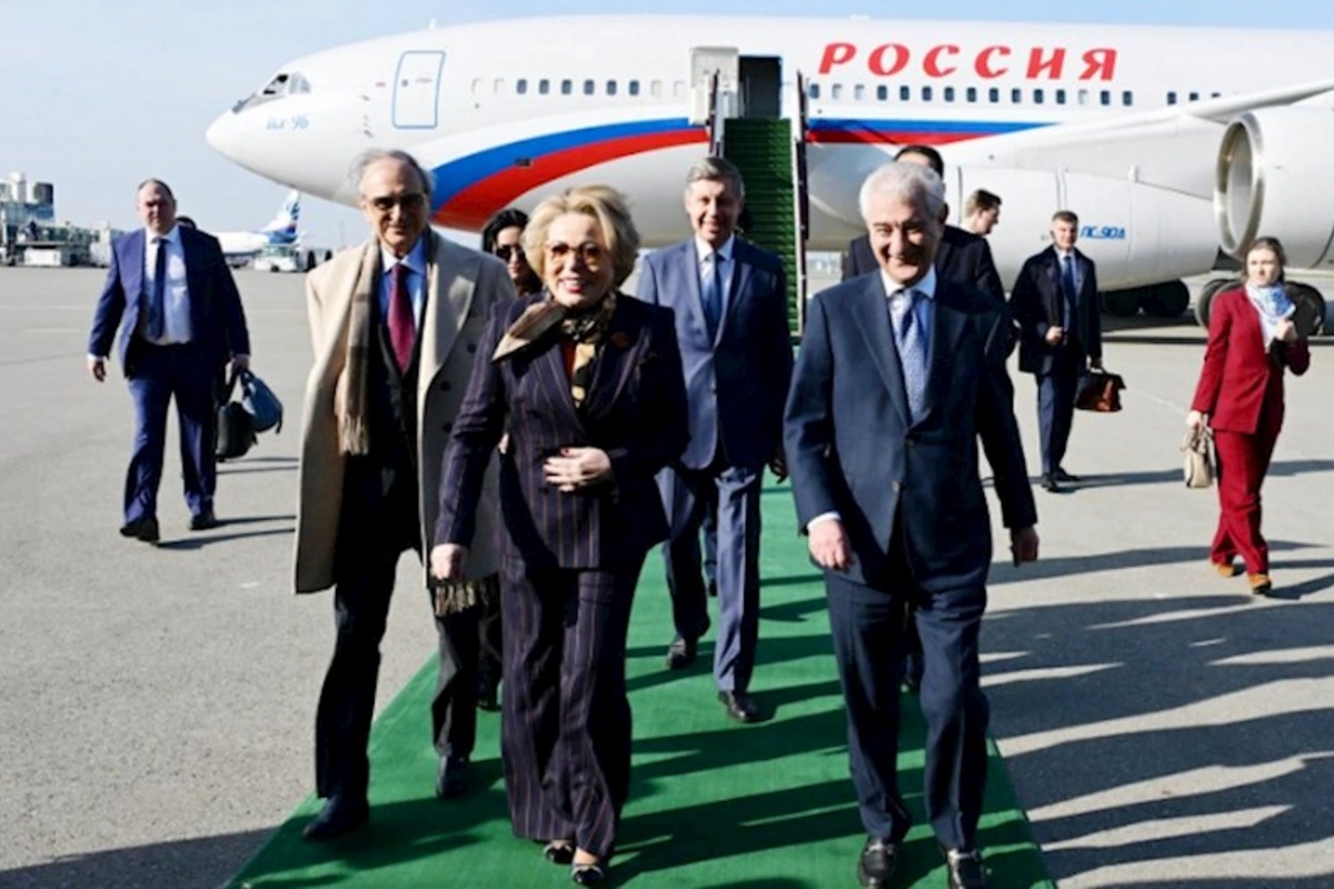Rusiya Federasiya Şurasının sədri Azərbaycana gəlib — FOTO (YENİLƏNİB)
