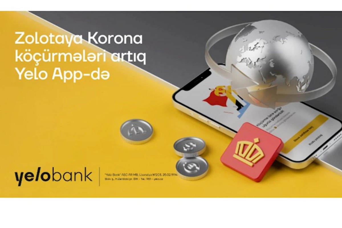Xaricə pul köçürmələri Yelo App ilə daha rahat!