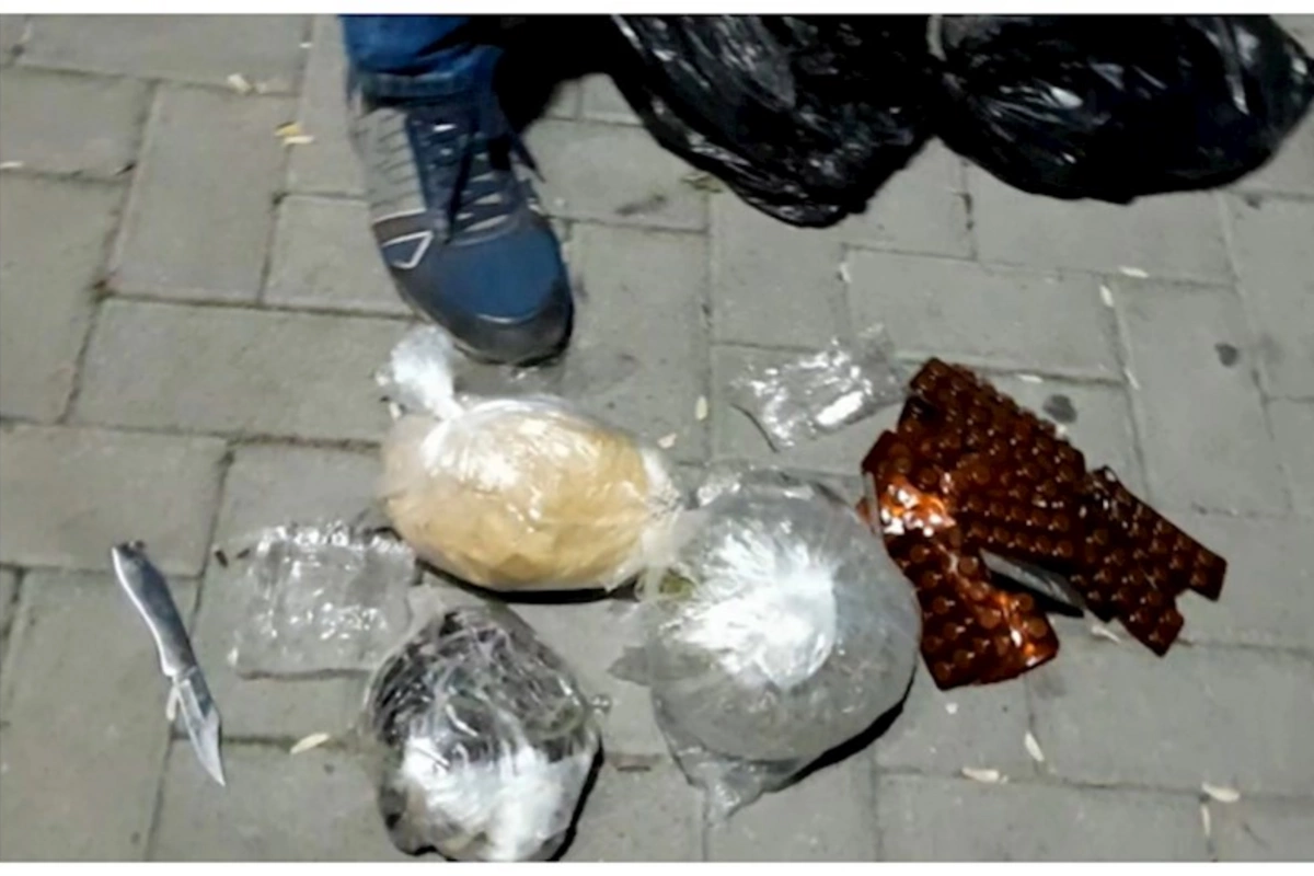 Bakıda narkoşəbəkənin əsas üzvlərindən biri saxlanıldı — ANBAAN GÖRÜNTÜLƏR