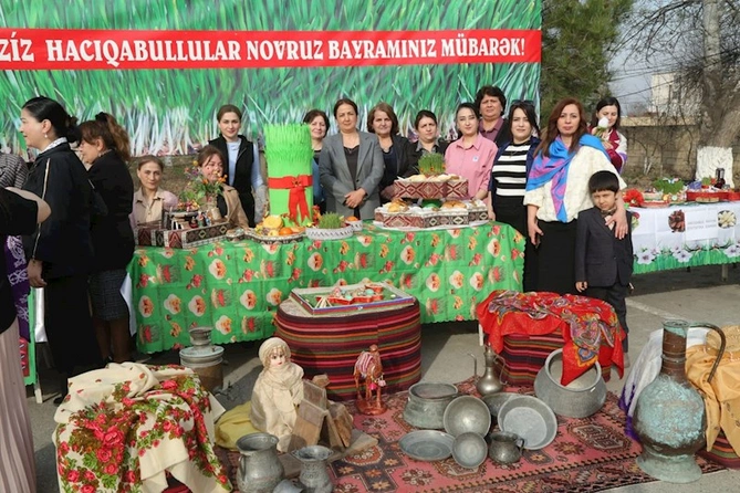 Hacıqabul rayonunda Novruz” bayramı münasibətilə ümumrayon şənliyi keçirilib — FOTOLAR