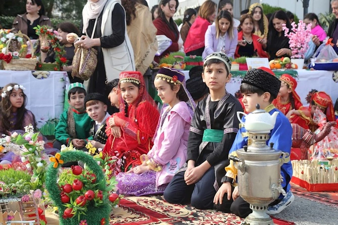 Hacıqabul rayonunda Novruz” bayramı münasibətilə ümumrayon şənliyi keçirilib — FOTOLAR