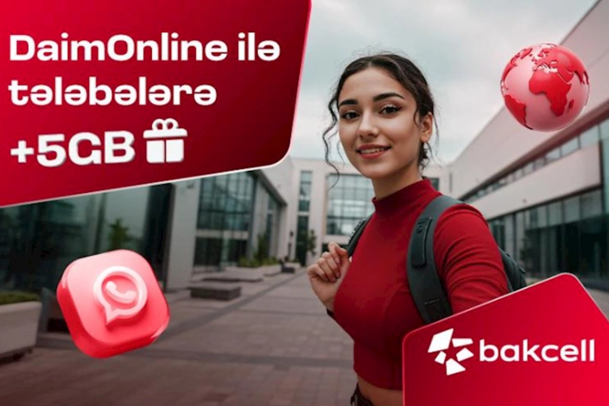 “Bakcell” DaimOnline ilə tələbələrə 5GB hədiyyə edir