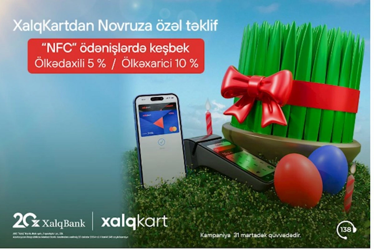 XalqKart-la NFC ödənişlərində daha çox keşbek
