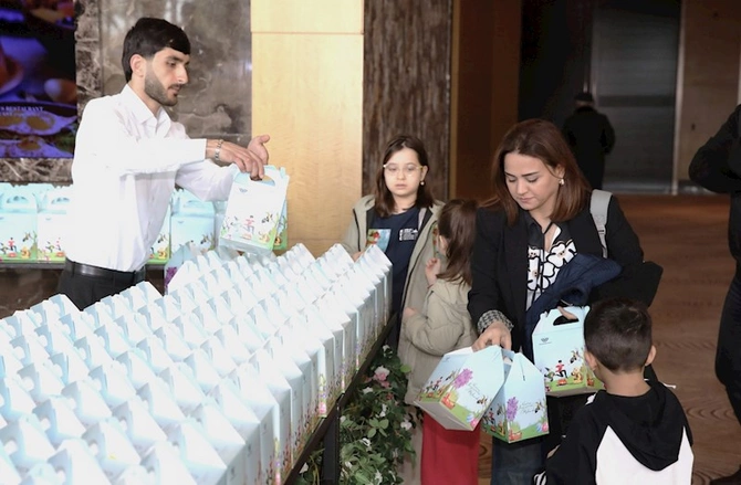 Azərbaycan Həmkarlar İttifaqları Konfederasiyası uşaqlar üçün Novruz şənlikləri keçirir — FOTOLAR