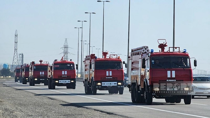 Prezident tapşırıq verdi: Qırğızıstana yardım göndərildi — FOTOLAR